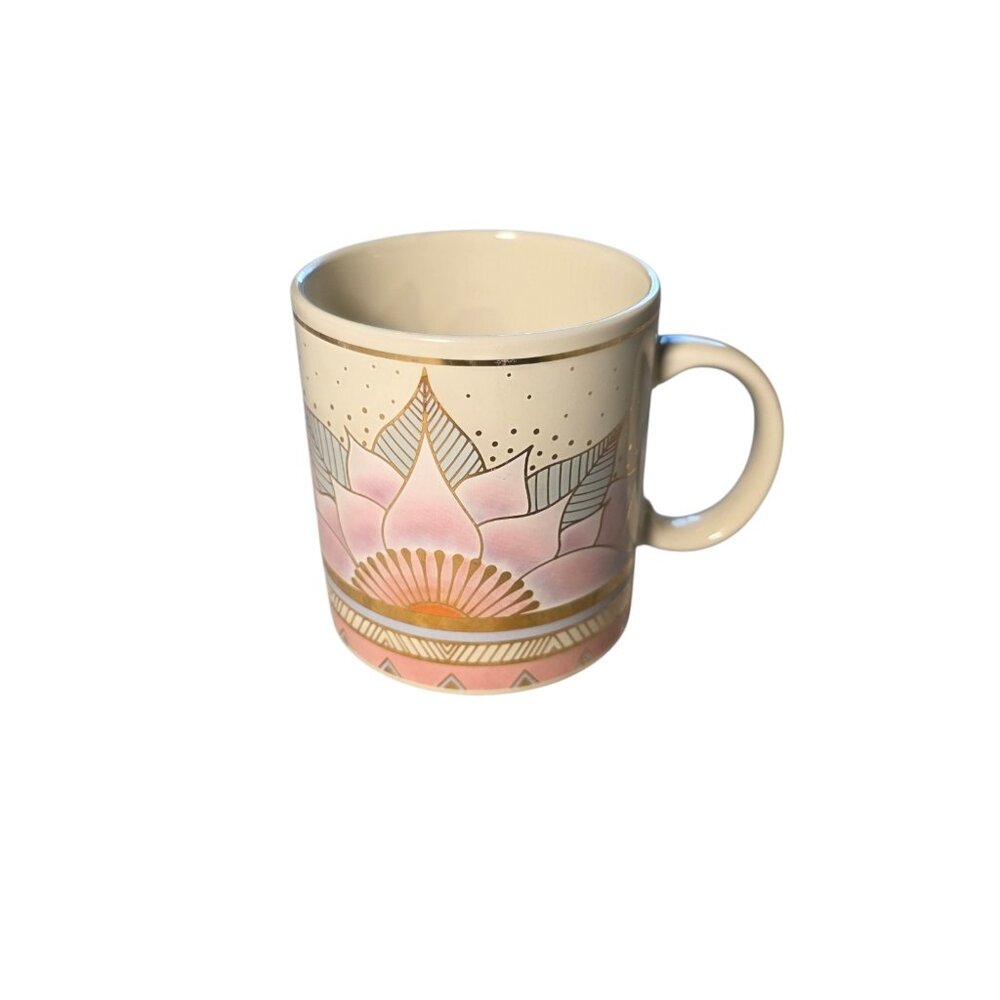 Vintage LAUREL BURCH "Celestial Lotus" Mug - Made in Japan
